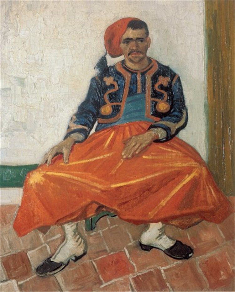 Seated Zouave Vincent Willem Van Gogh Oil Painting